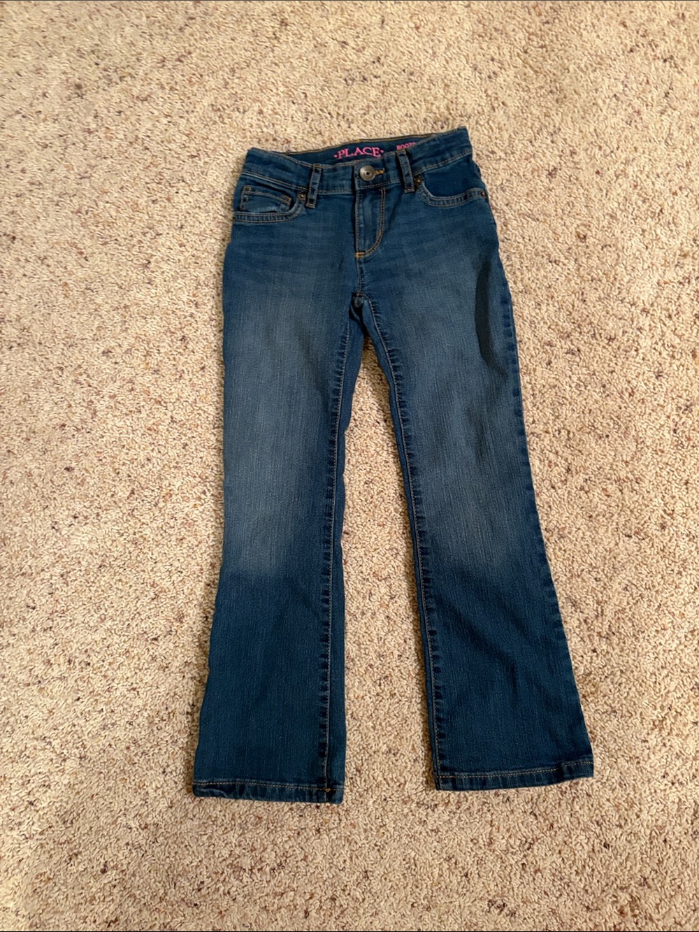 The Children's Place Dark Blue Girls' Bootcut Jeans